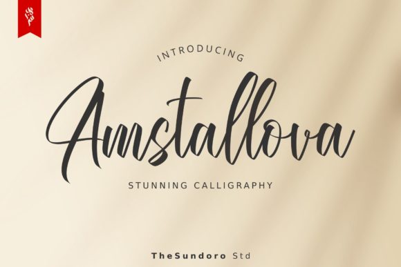 Amstallova: A Script Font for Digital Design Excellence