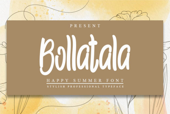 Bollatala: A Font That Adds Personality to Your Brand