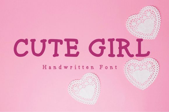 Cute Girl Font for Web Designers