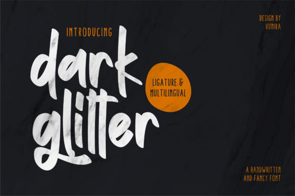 Dark Glitter: The Font That Boosted My Bakery’s Brand