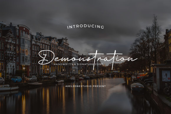 Demonstration: A Timeless Script Font for Digital Design