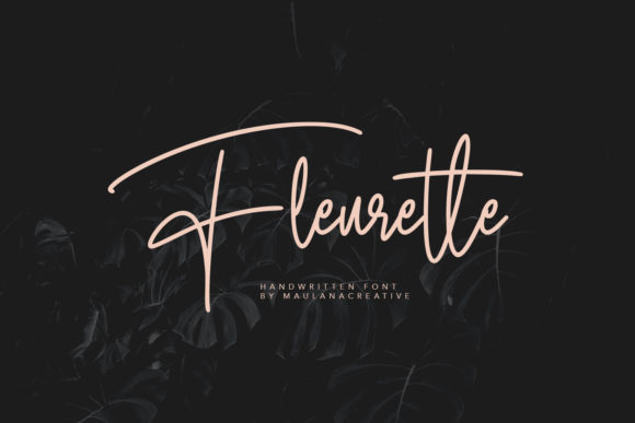 Fleurette: A Versatile Handwritten Font for Creative Branding