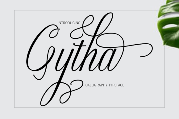Gytha: A Script Font That Elevates Digital Branding