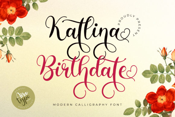 Katlina Birthdate: A Handwritten Font for Creative Crafters