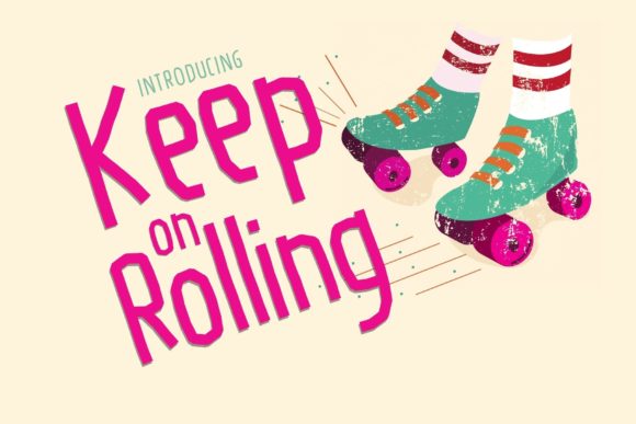 Keep on Rolling: A Joyful Script Font for Crafters and Designers