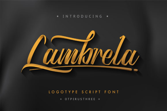 Lambrela: A Script Font for Creative Campaigns