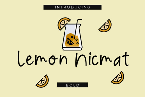 Lemon Nicmat: A Quirky Handwritten Font for Creative Branding