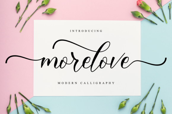 Morelove: A Script Font That Elevates Your Brand