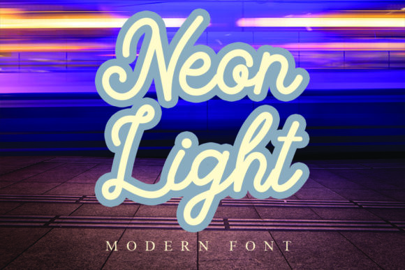 Neon Light: A Font That Shines in Branding