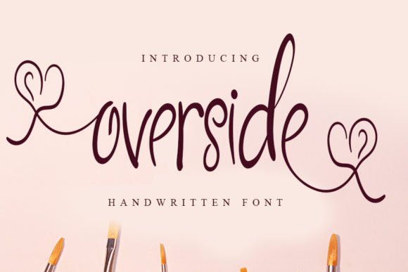 Overside: A Versatile Script Font for Editorial Design