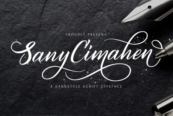 Sany Cimahen: A Timeless Script Font for Crafters and Designers