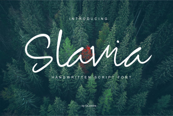 Slavia: A Timeless Handwritten Font for Crafters and Designers