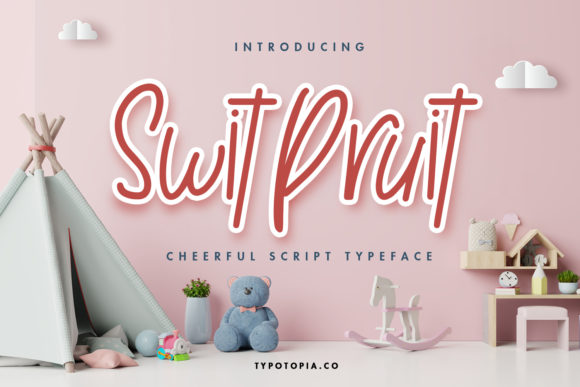 Swit Pruit: A Font That Brings Handwritten Charm to Digital Design