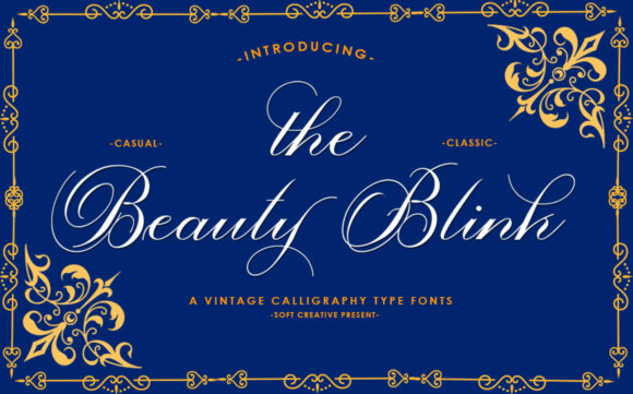 The Beauty Blink: A Font for Elegance and Versatility