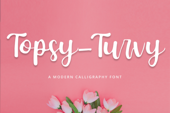 Topsy-Turvy: A Handwritten Font for Creative Crafters